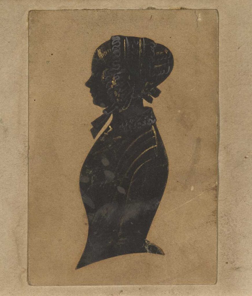 A História Da Silhueta 3 Silhueta pintada